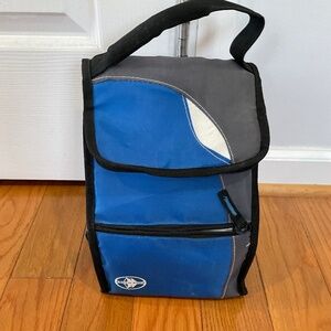 Arctic Zone Blue and Gray Insulated Lunch Bag
